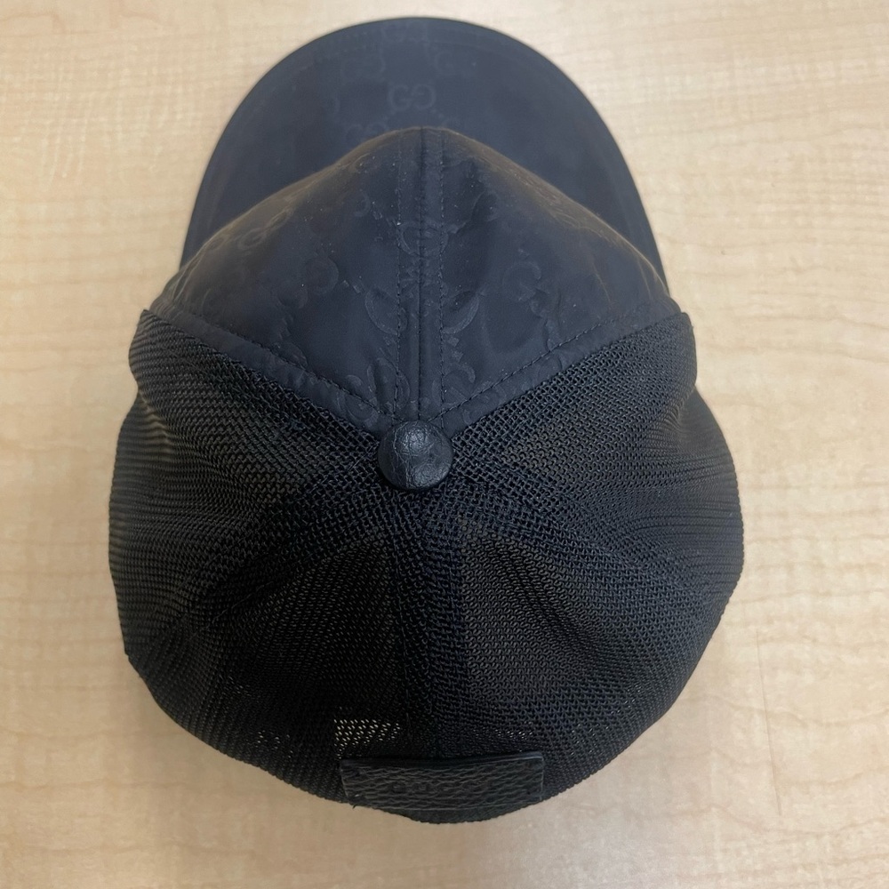 Gucci Black Mesh Baseball Cap - Picture 6 of 9
